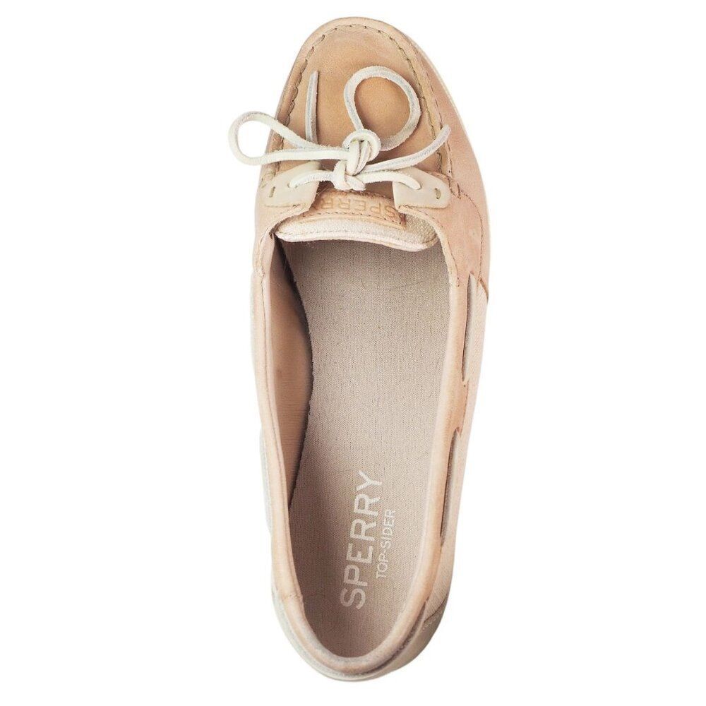 Sperry Top-Sider Oasis Leather / Canvas Boat Shoes "Blush Pink" STS82912 Women's - Picture 9 of 11